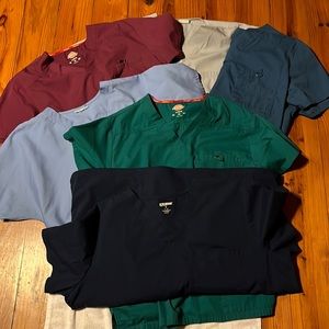 Bundle of mens scrub tops